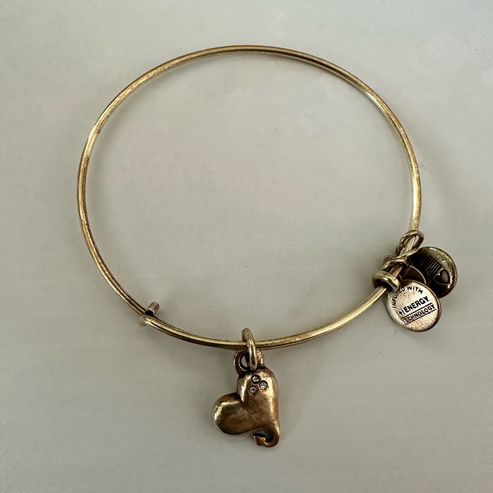 Alex and Ani Heart Bangle Bracelet